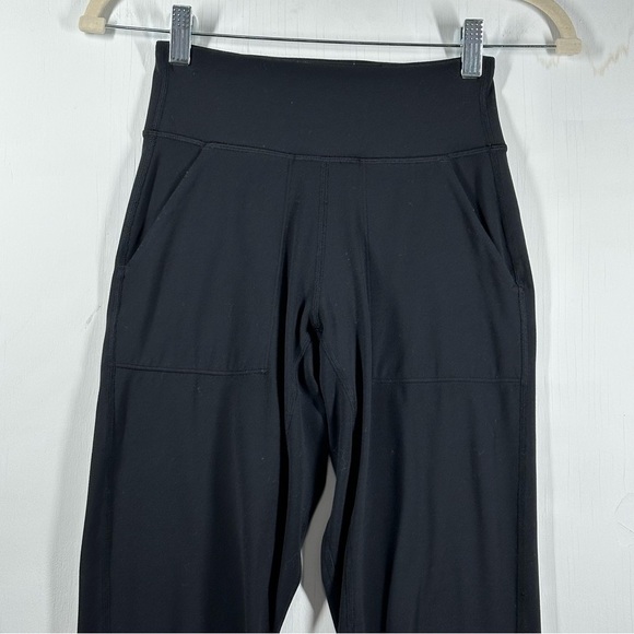 Lululemon Align Jogger Crop Pants Women's 2 Black Nulu Buttery Soft Workout - Picture 9 of 9